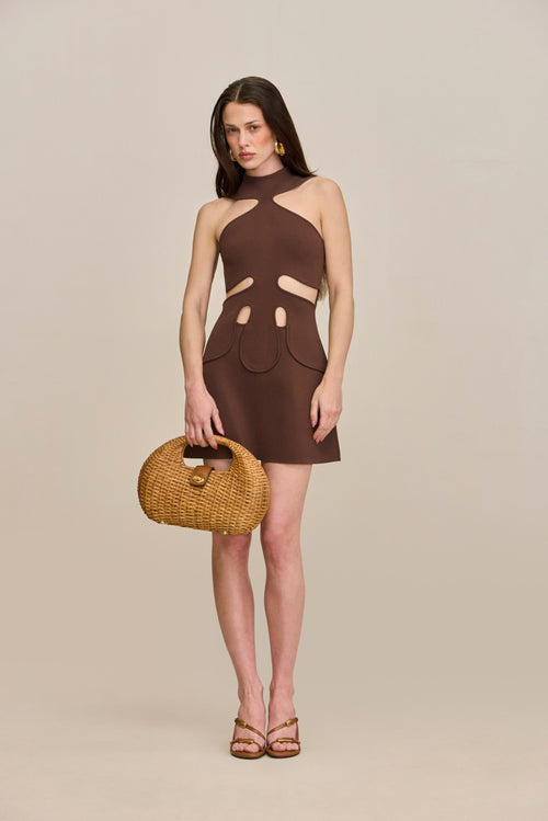LILLIE KNIT DRESS - JAVA