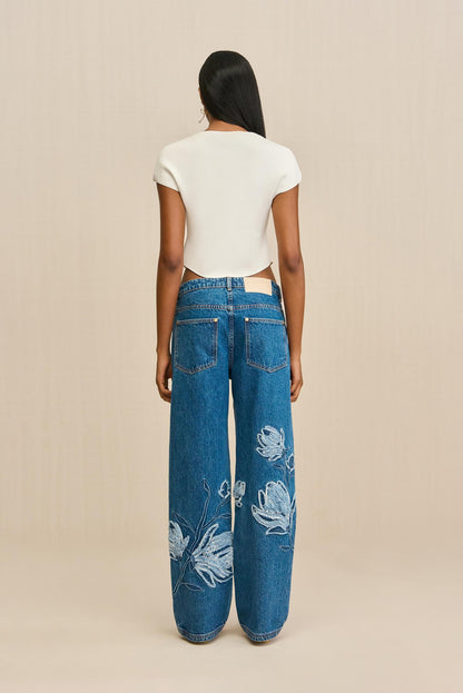 VIRGINIANA KNIT TOP - OFF WHITE