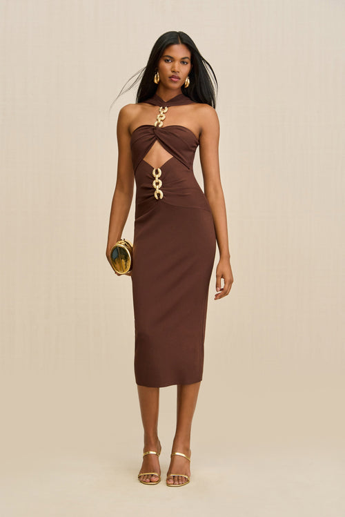 CRISTOS KNIT DRESS - JAVA