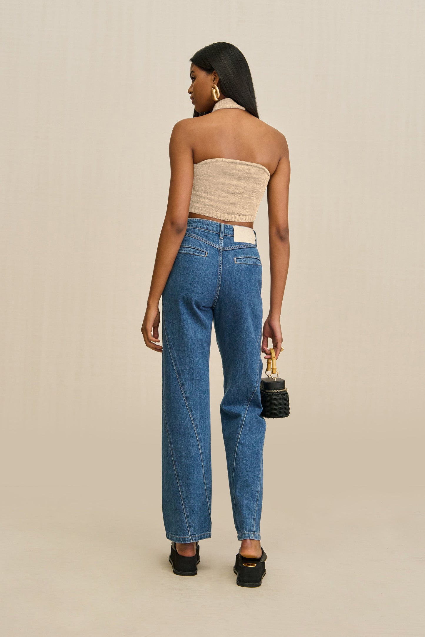 SORINE KNIT TOP - BEACH