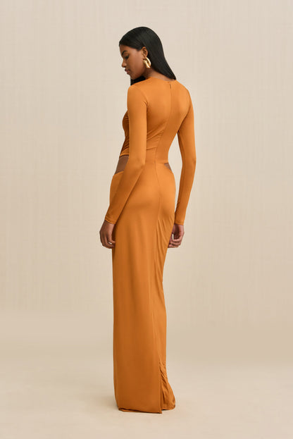 KERI GOWN - BOURBON