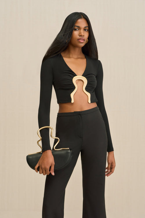 LAIA TOP - BLACK