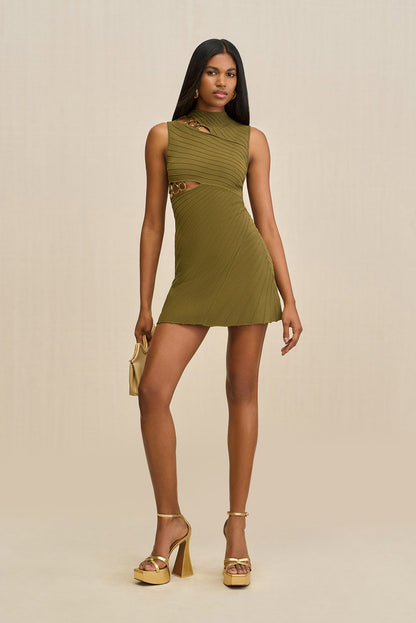 DIMETRIA KNIT DRESS - SERPENT