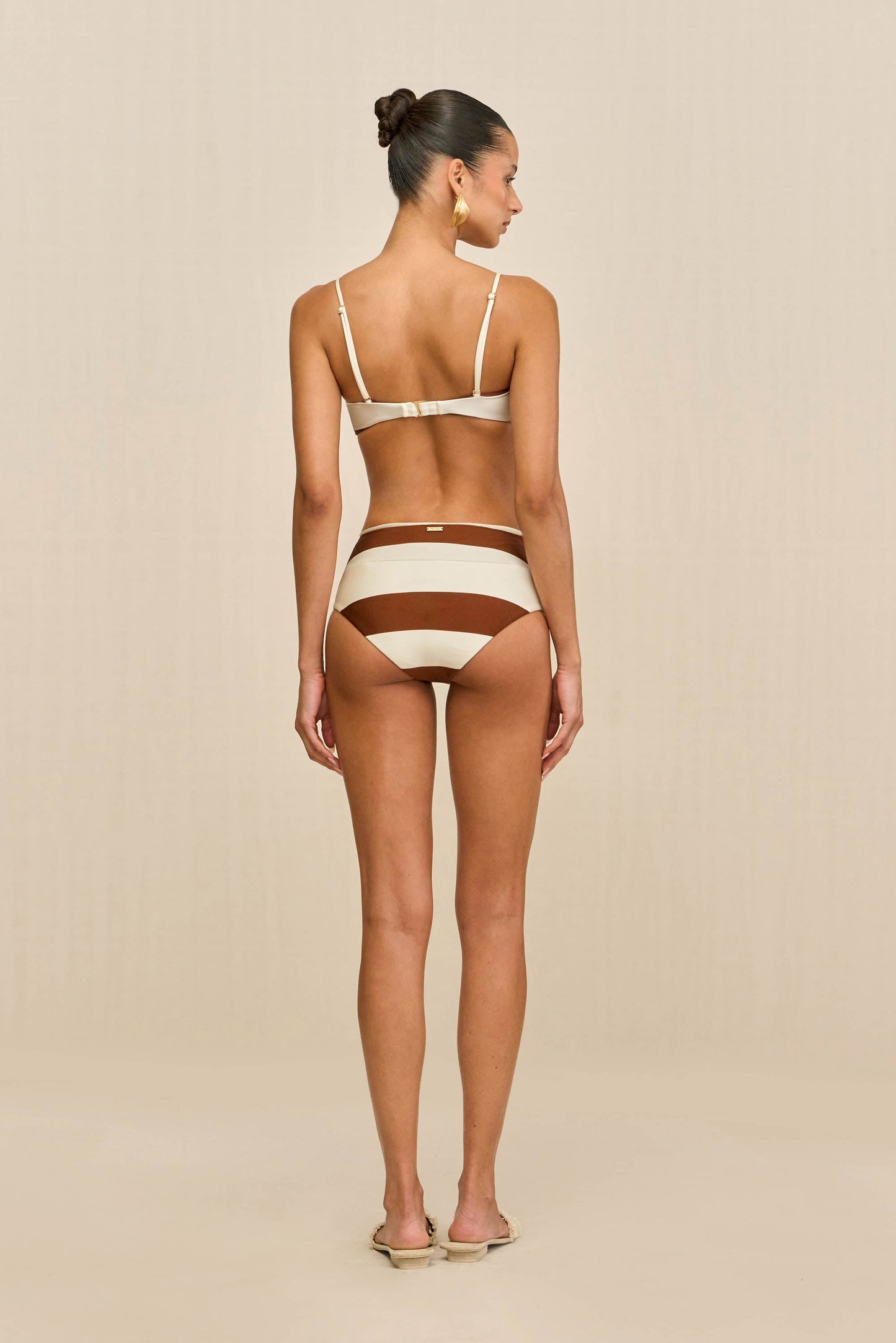 ESTRELLA BIKINI TOP - LARGE SADDLE STRIPE