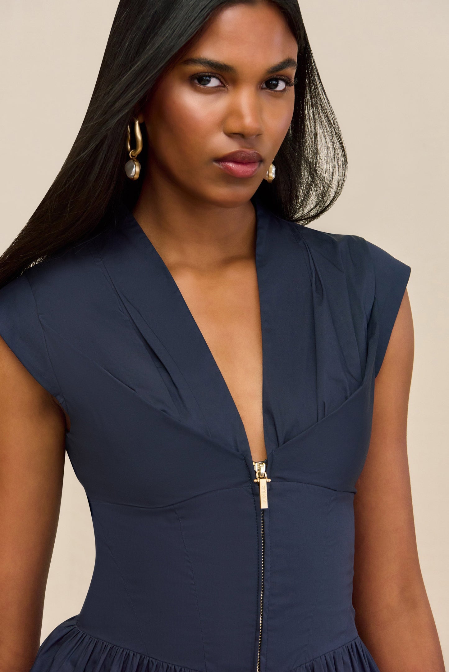 ROCCA DRESS - DEEP LAKE
