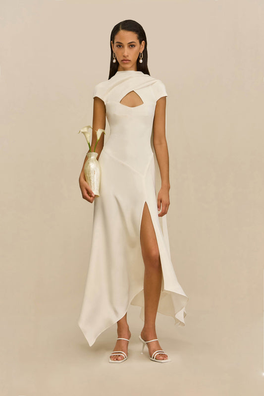 CECILY DRESS - OFF WHITE