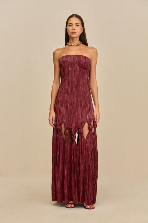 JAMISHA GOWN - CHIANTI