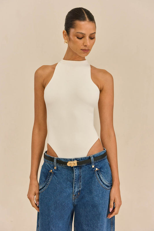 CASSIUS KNIT BODYSUIT - OFF WHITE