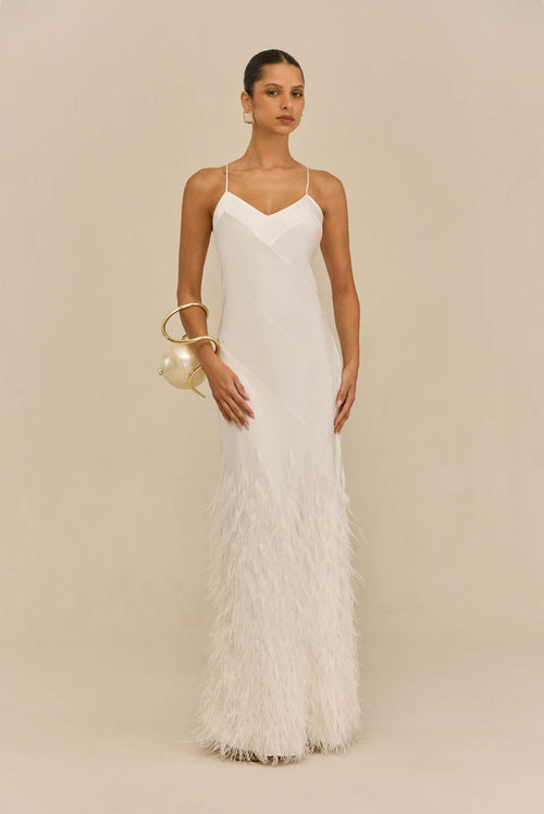 HANSAL GOWN - OFF WHITE
