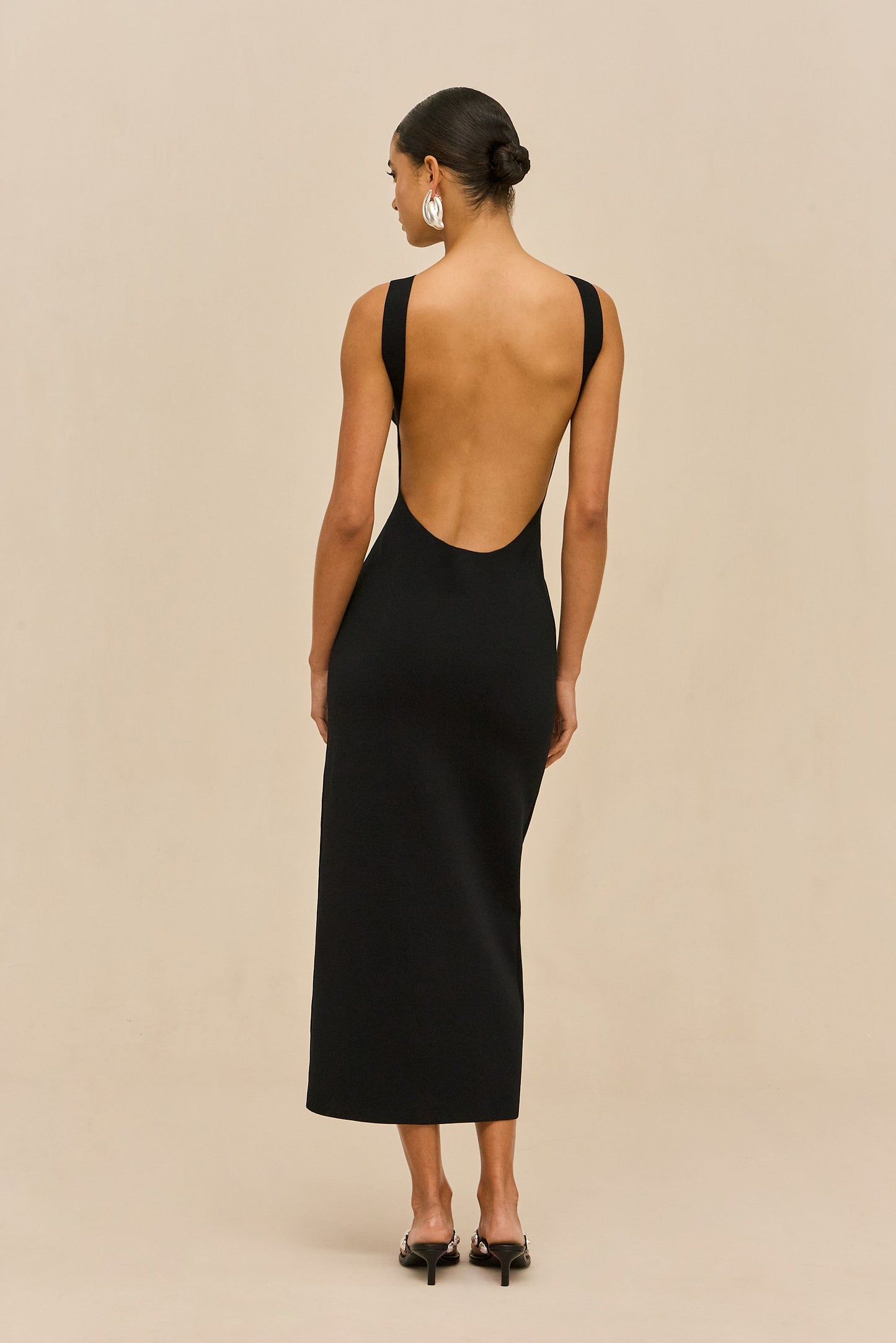 AVA KNIT DRESS - BLACK