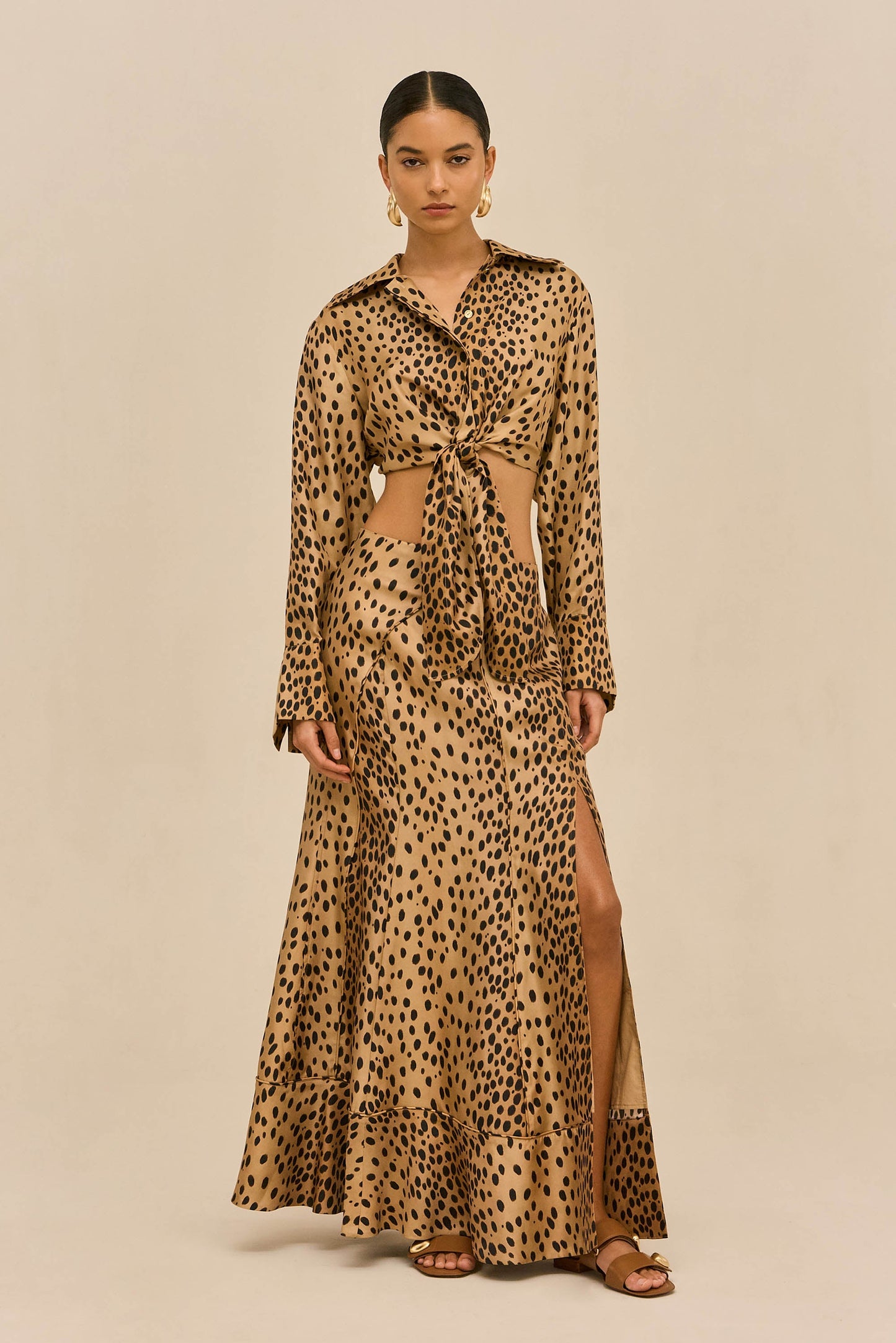 SPENCER SKIRT - CHEETAH