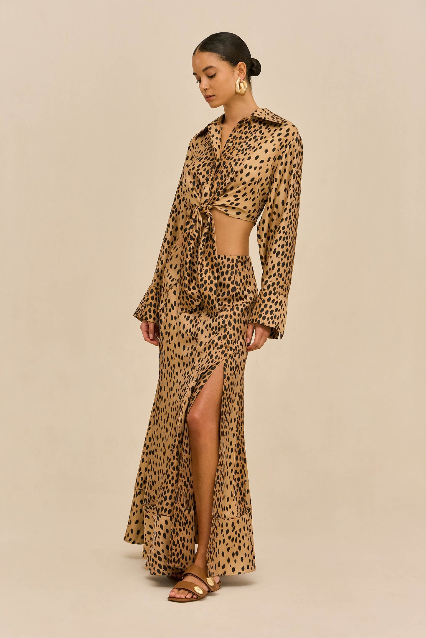 SPENCER SKIRT - CHEETAH