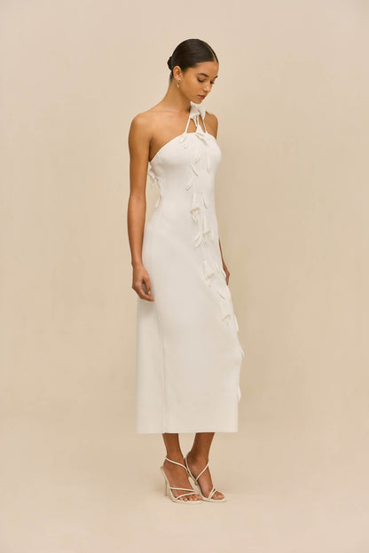 JILLY KNIT DRESS - OFF WHITE