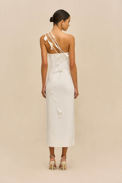 JILLY KNIT DRESS - OFF WHITE