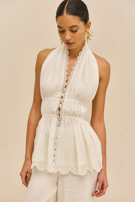 TRINI TOP - OFF WHITE