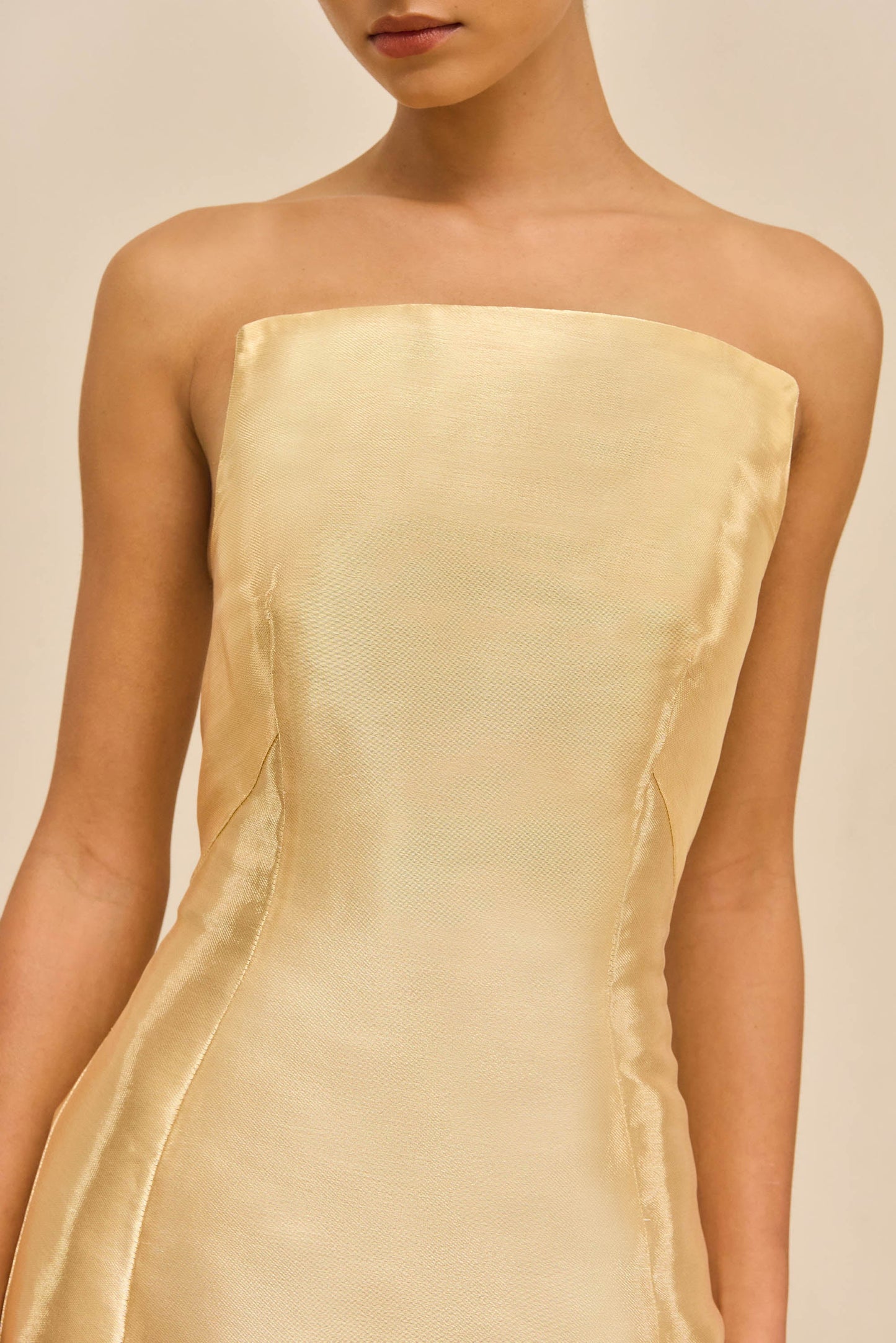 WREN DRESS - GOLD