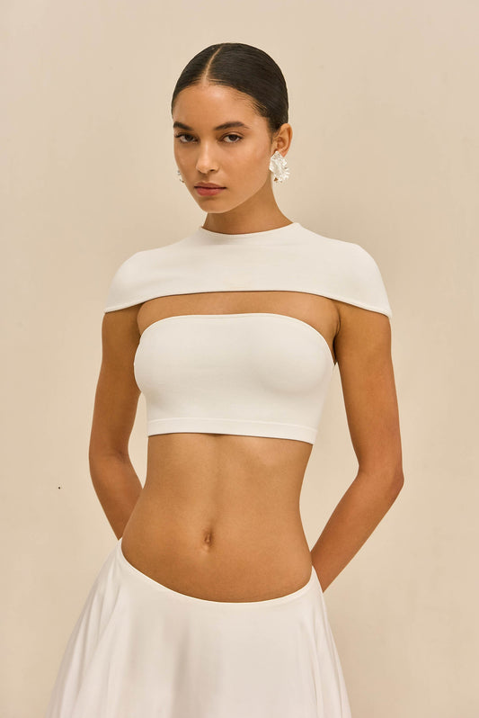 BRETT TOP - OFF WHITE