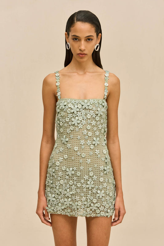 FLORABELLE DRESS - COOL MINT