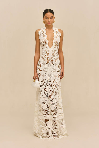 GEMINI GOWN - OFF WHITE