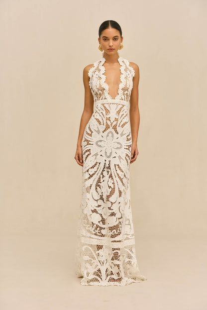 GEMINI GOWN - OFF WHITE