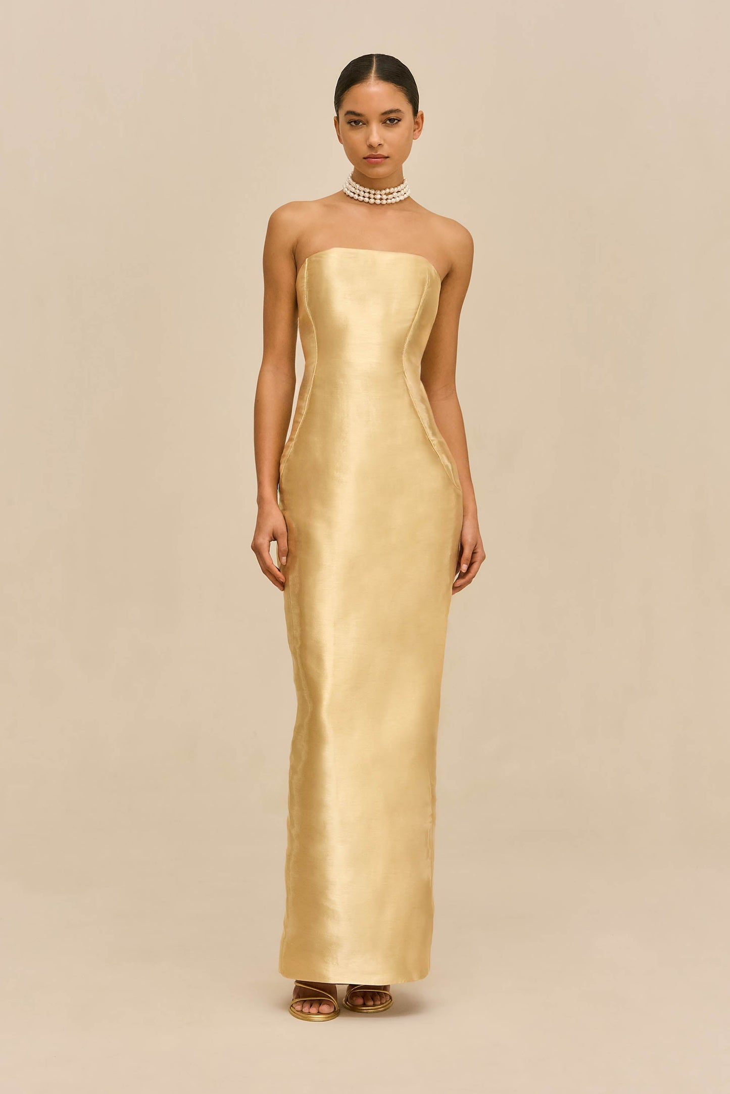 FICKLIN GOWN - GOLD