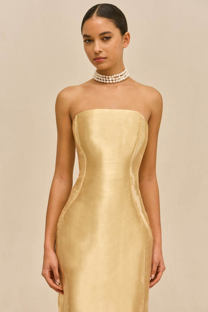 FICKLIN GOWN - GOLD