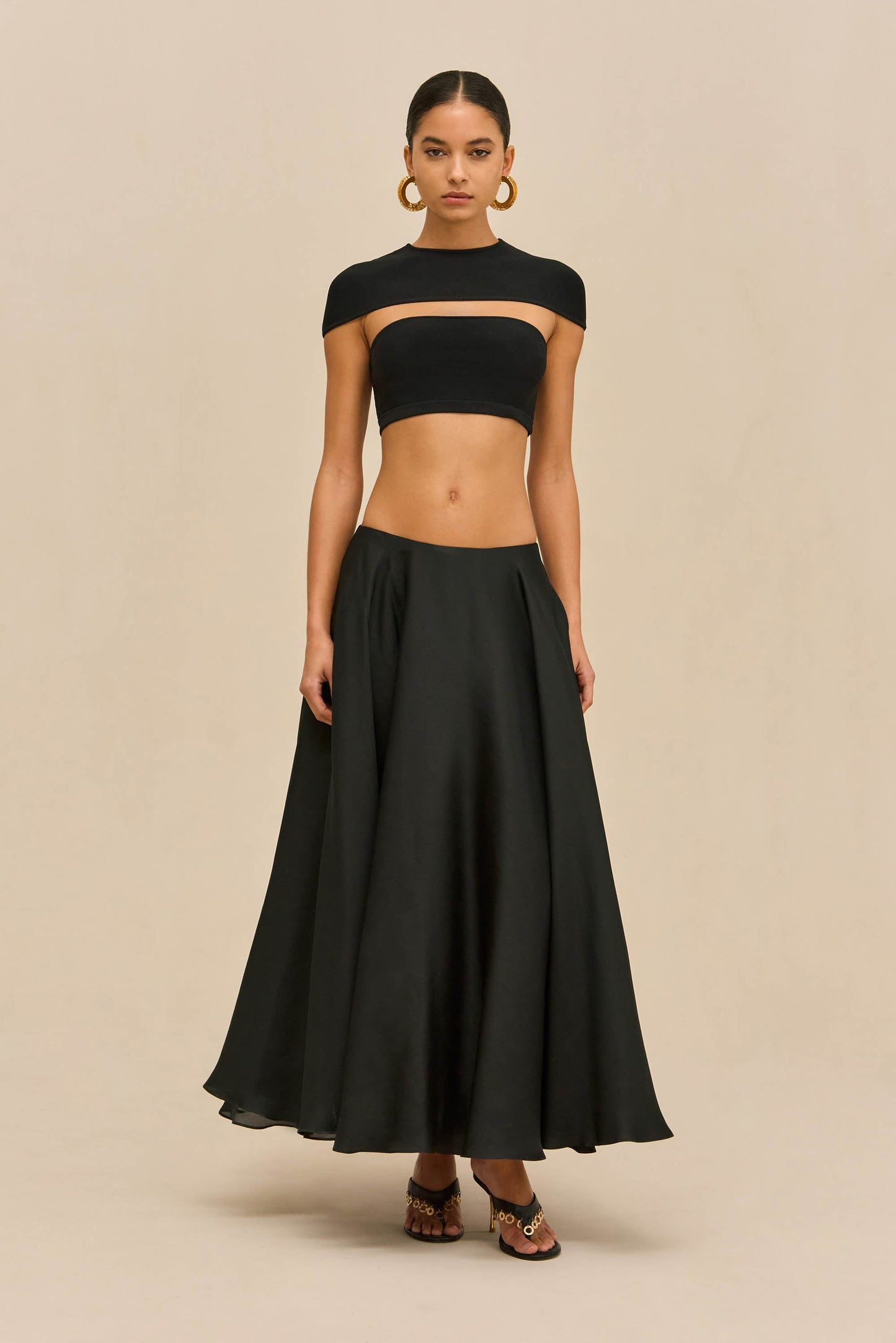 CYRENE SKIRT - BLACK