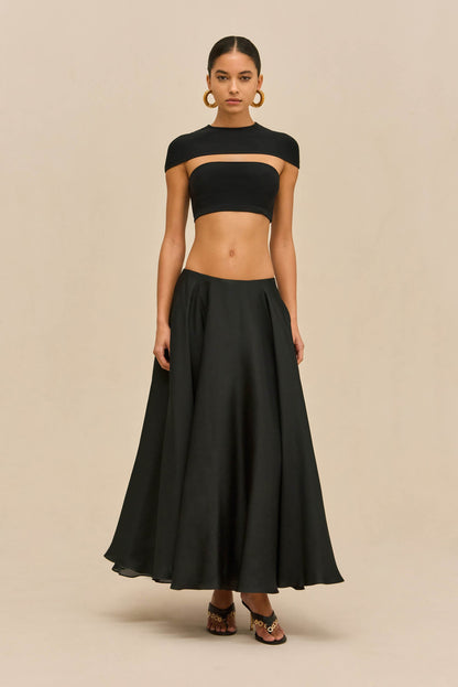 CYRENE SKIRT - BLACK