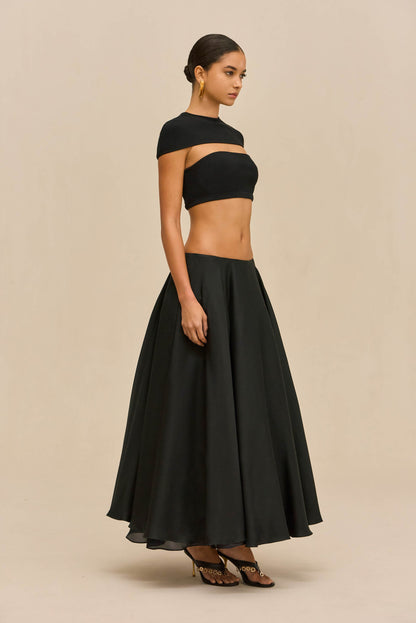 CYRENE SKIRT - BLACK
