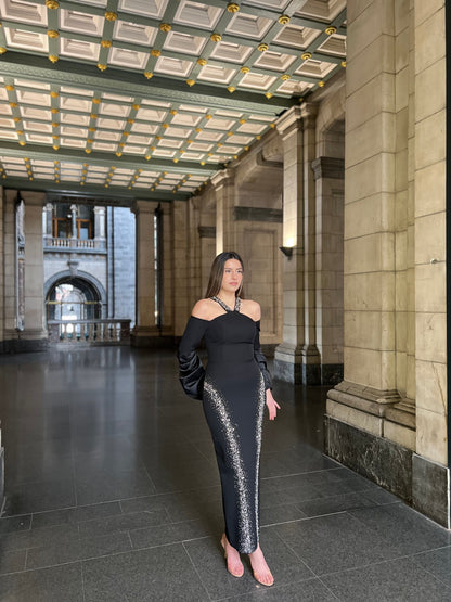 The Ayda dress black