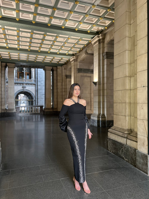 The Ayda dress black
