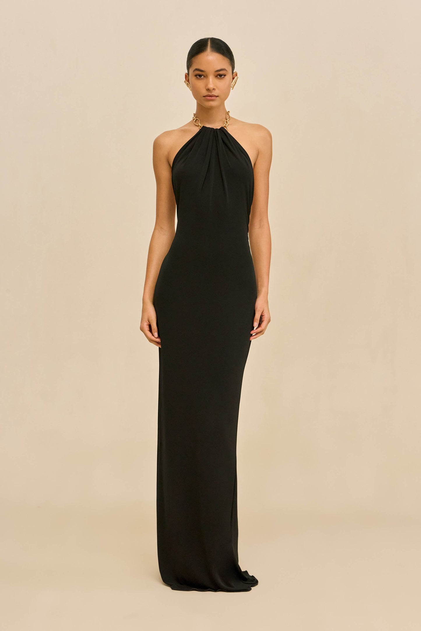 SOREN GOWN - BLACK