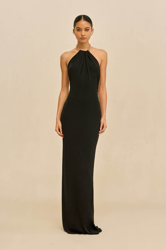 SOREN GOWN - BLACK