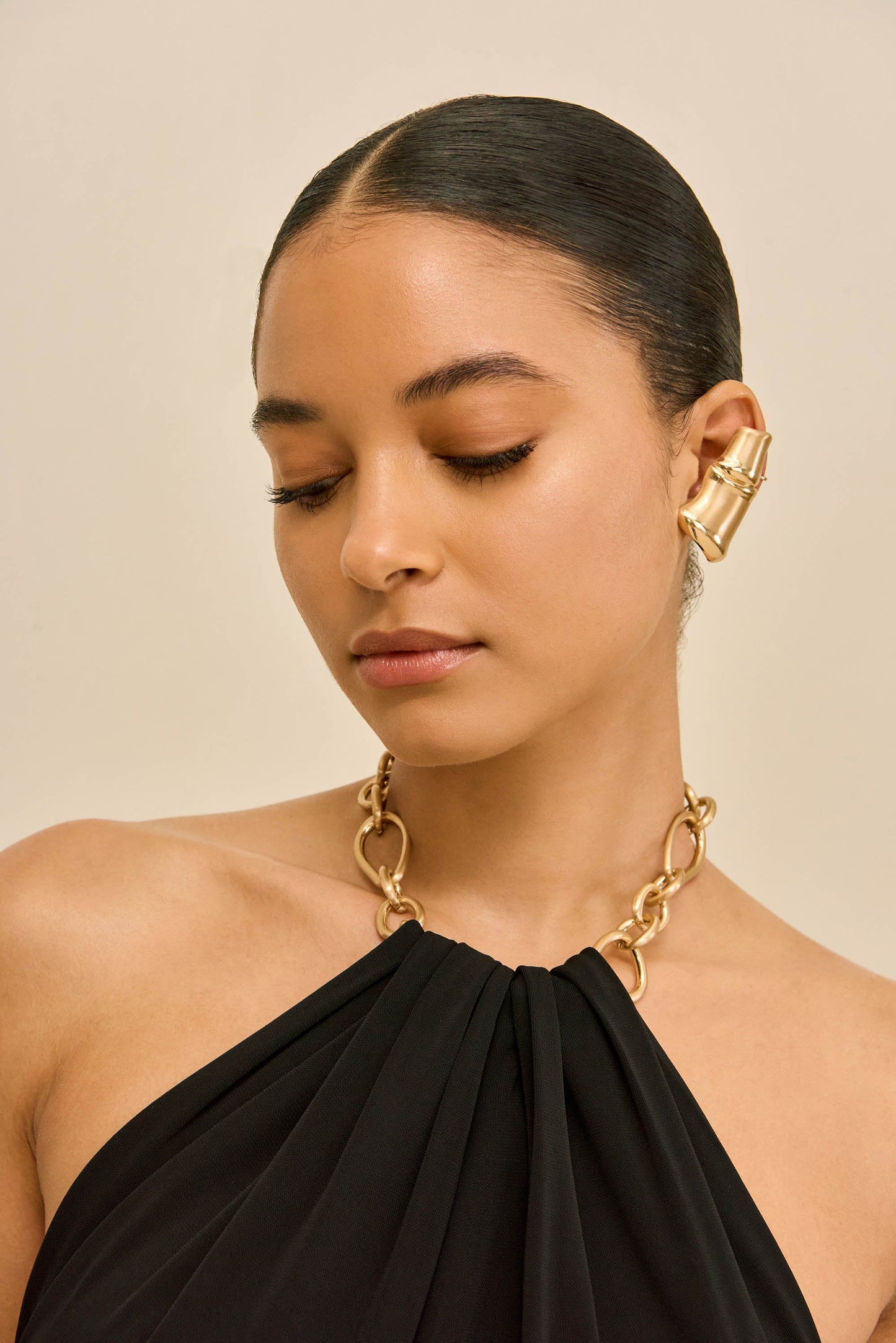 SOREN GOWN - BLACK