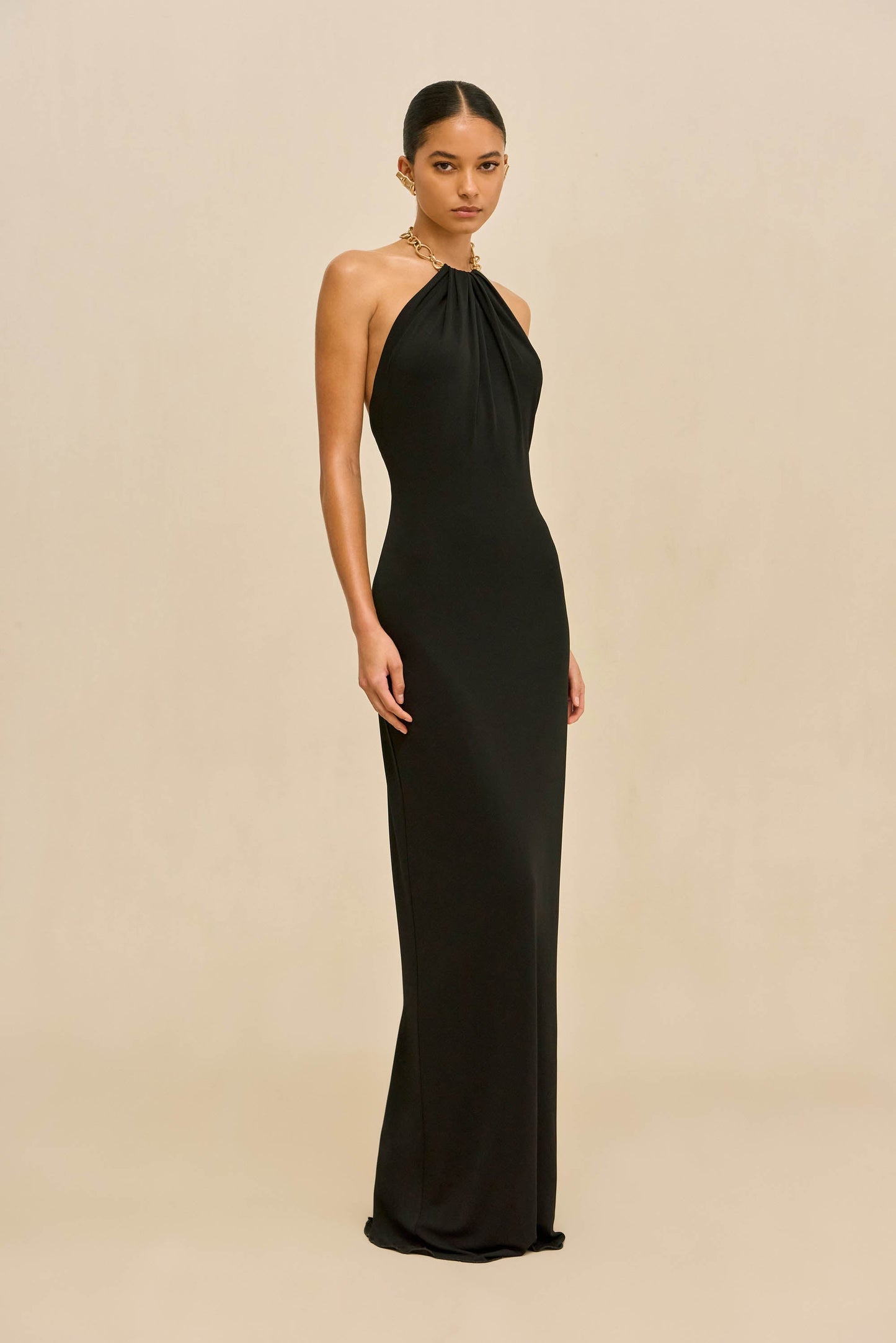 SOREN GOWN - BLACK