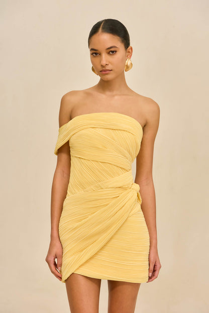 AHRA DRESS - DAFFODIL
