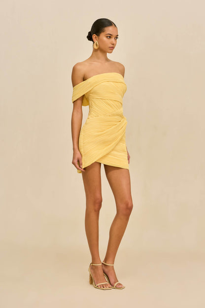 AHRA DRESS - DAFFODIL
