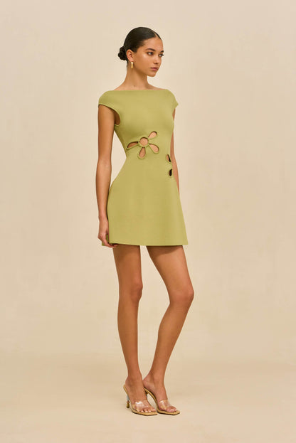 YUDI KNIT DRESS - PASTURE