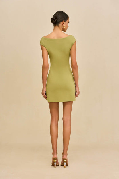 YUDI KNIT DRESS - PASTURE