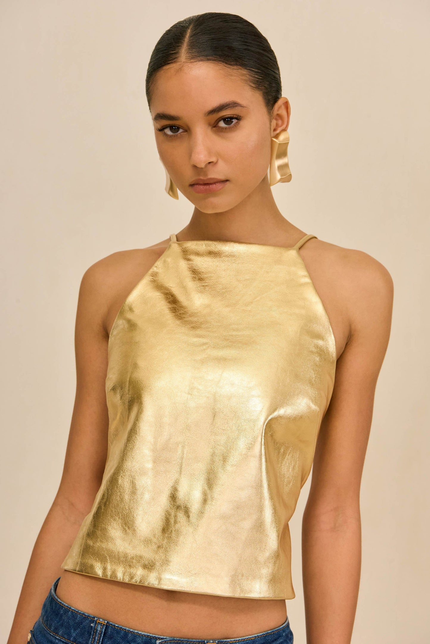 JUHI TOP - GOLD