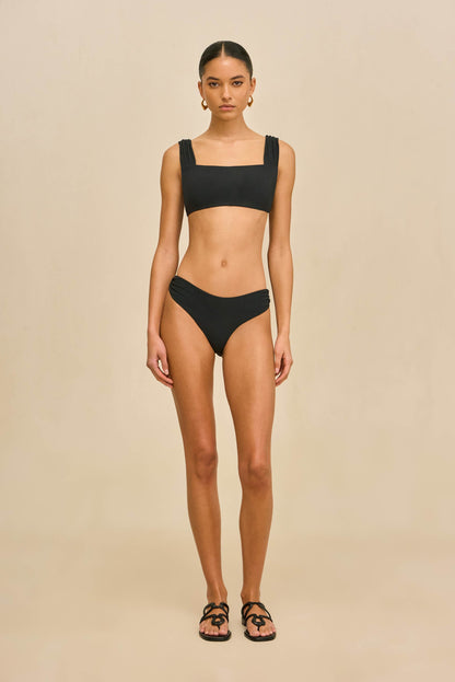 ALLIANA BIKINI BOTTOM - BLACK