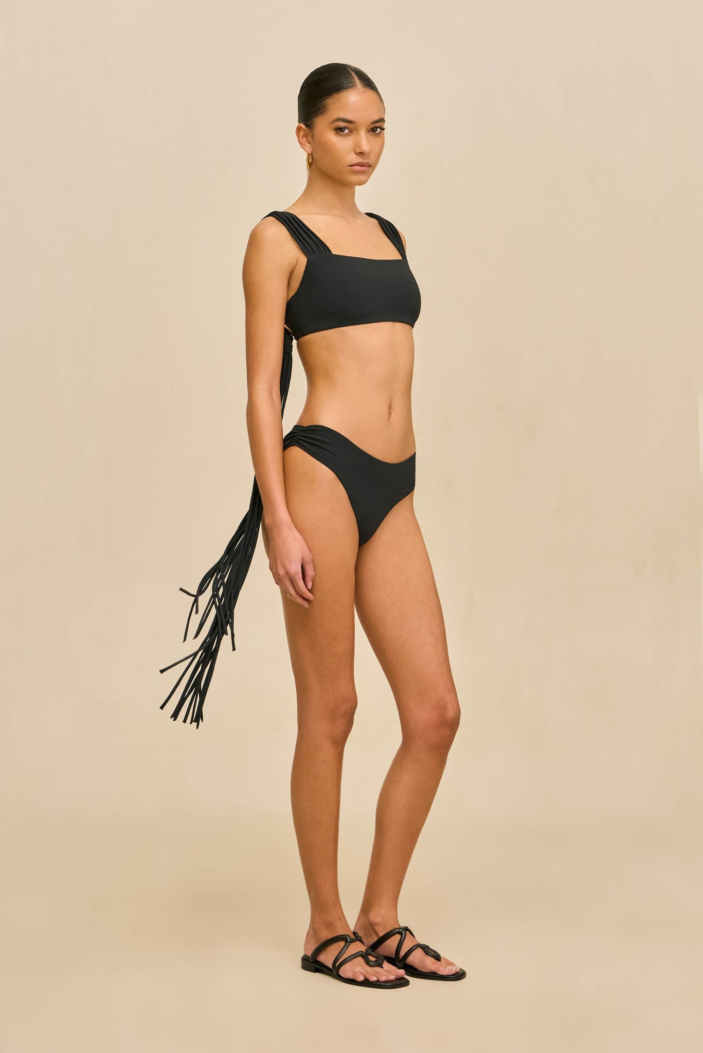 ALLIANA BIKINI BOTTOM - BLACK