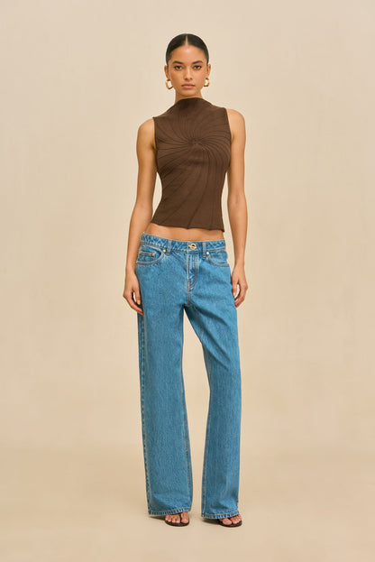 MICAH KNIT TOP - LUWAK