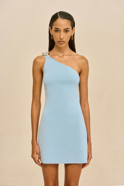 MENDELA KNIT DRESS - COASTAL
