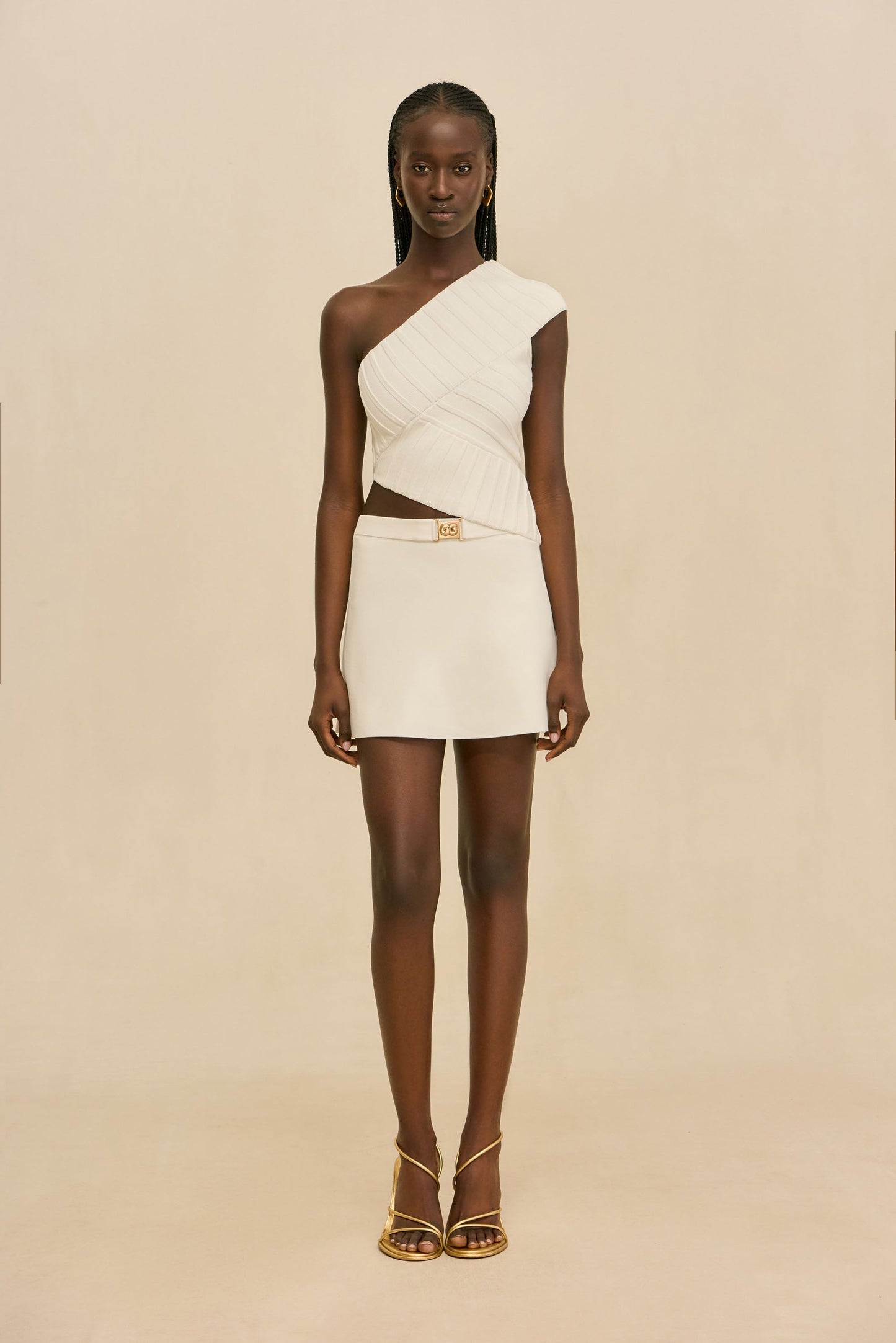 ANDERSON KNIT TOP - OFF WHITE