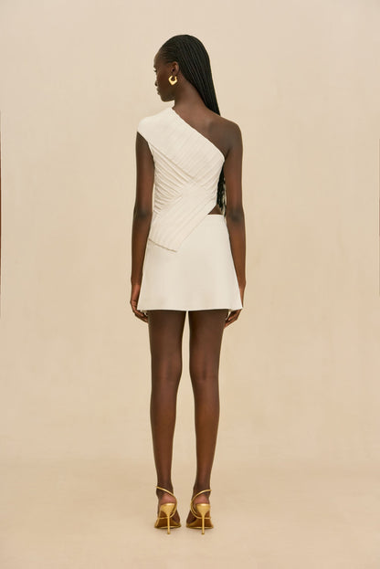 ANDERSON KNIT TOP - OFF WHITE