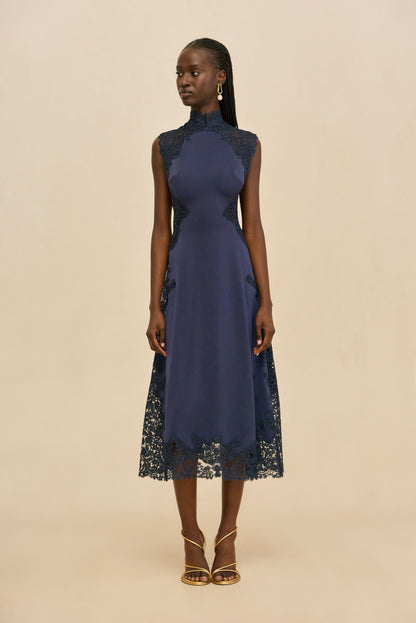 ANIMA DRESS - DEEP LAKE