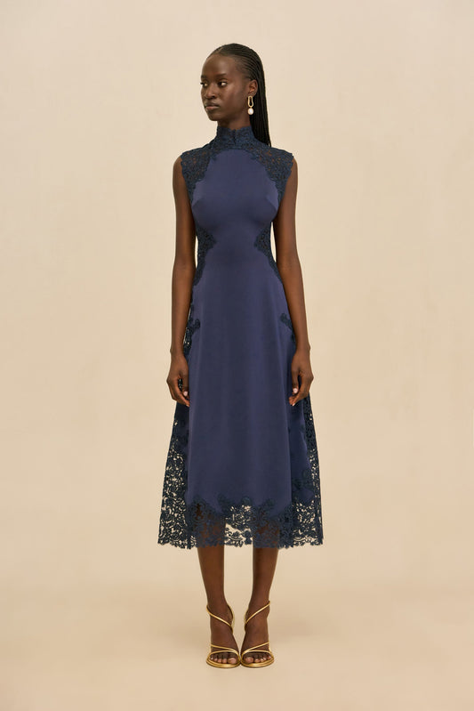 ANIMA DRESS - DEEP LAKE