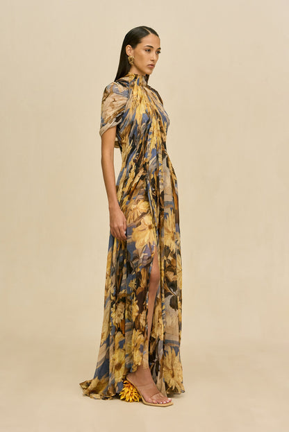 EMMITT GOWN - WILD DAHLIA