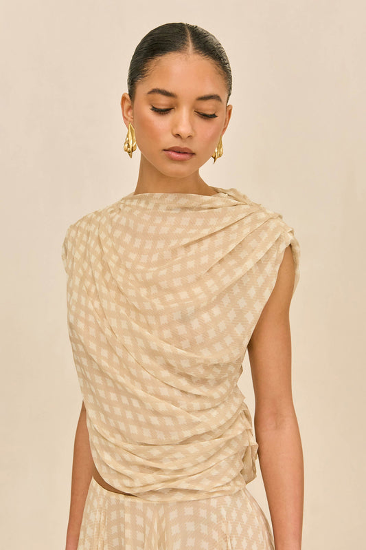 BANKSIA TOP - SESAME MULTI